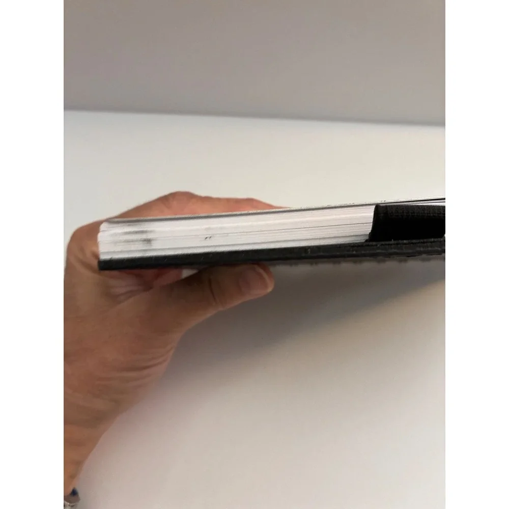 Audi Brushed Metal Spiral Notebook Black Leatherette Lined Journal Leeds 2300-08